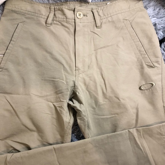 Oakley Pants Oakley Mens Flat Front Golf Pants 32 X 33 Beige